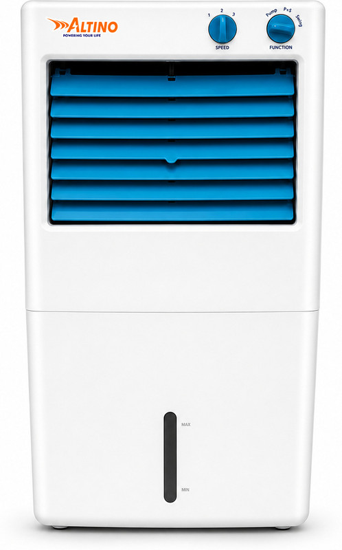 ALTINO 10 L Room/Personal Air Cooler(Blue, White, 10 L Room/Personal Air Cooler Honeycomb Cooling Pad, Powerful Blower)