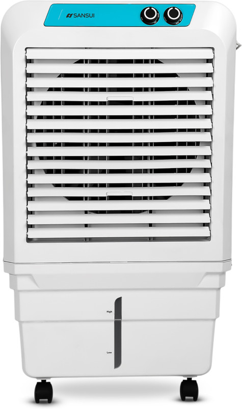 Sansui 105 L Desert Air Cooler Honeycomb Cooling Pads, Ice Chamber, Large Tank(White, Glacial)