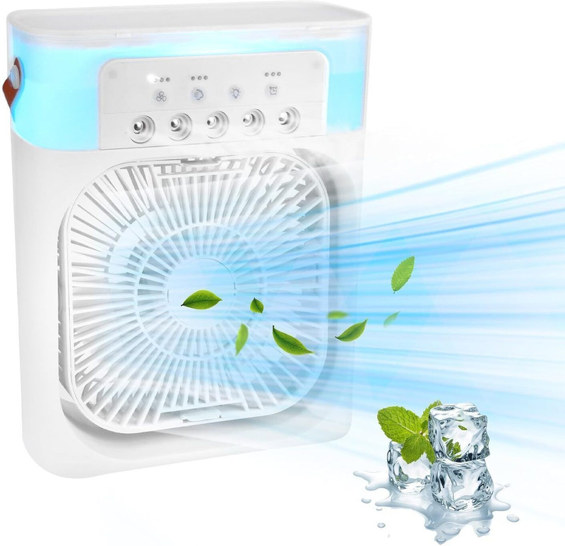 Sitaramm 100 L Room/Personal Air Cooler(White, Mini Air Cooler Mist Fan)