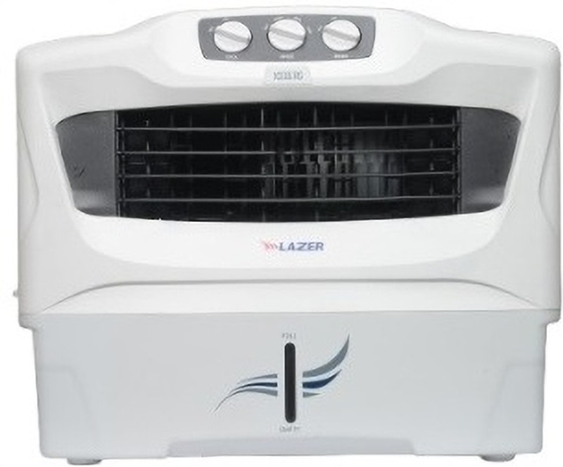 Lazer 52 L Window Air Cooler(White With Light Grey, ICE BERG)