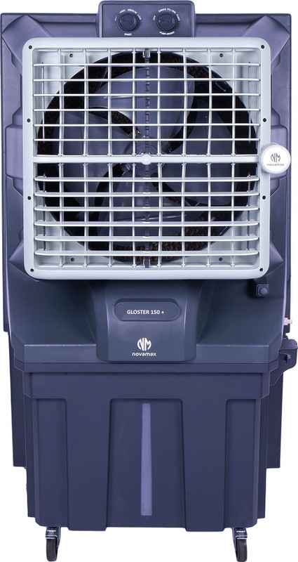 novamax 100 L Desert Air Cooler(Grey, Gloster 100 Plus Auto Swing Technology, Honeycomb Cooling & Powerful Air Throw)