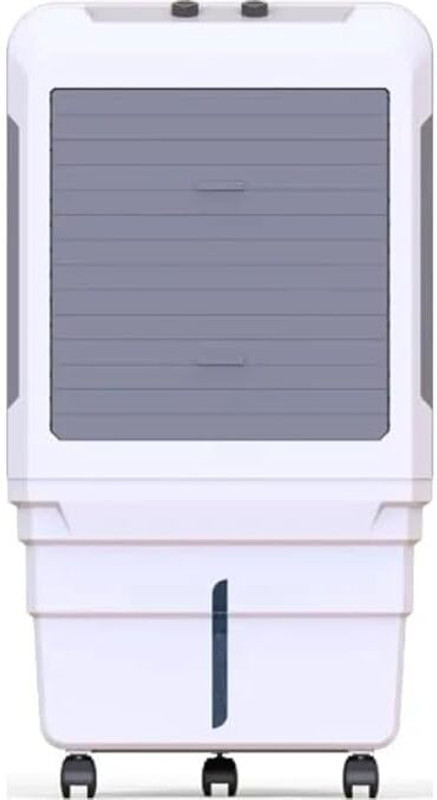 BAJAJ 85 L Desert Air Cooler High Air Delivery Turbo Fan Technology 3-Side Honeycomb Cooling Inverter Compatible(White and Grey, DMH 85X)