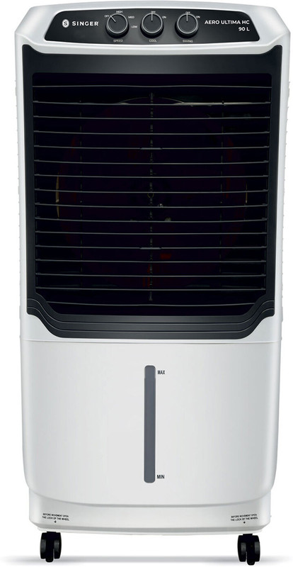 SINGER 37 L Desert Air Cooler(White, Aero Ultima 30 L High-Performance Desert Air Cooler)