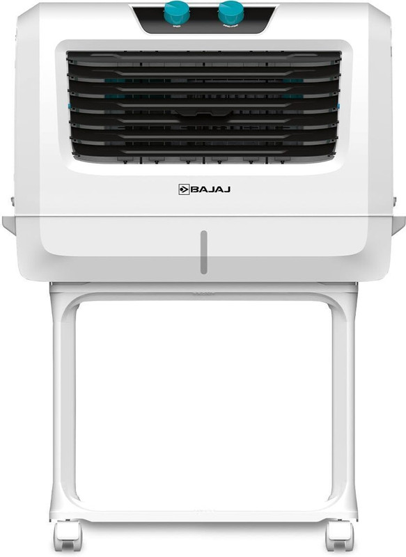 BAJAJ 55 L Window Air Cooler(White, Shield Series Solair 55 With DuraTuff PRO Motor & Inverter Compatibility -480141)