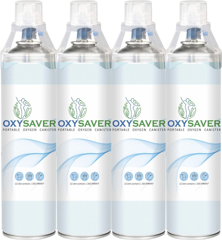 Oxysaver 48 Litre | 1000 breaths | Yoga Essential Portable Oxygen Can