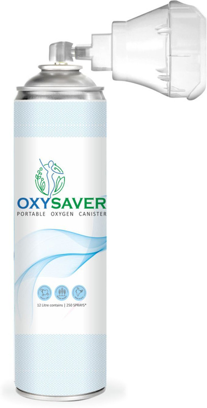Oxysaver 12 Litre | 250 breaths | Travel Friendly Portable Oxygen Can