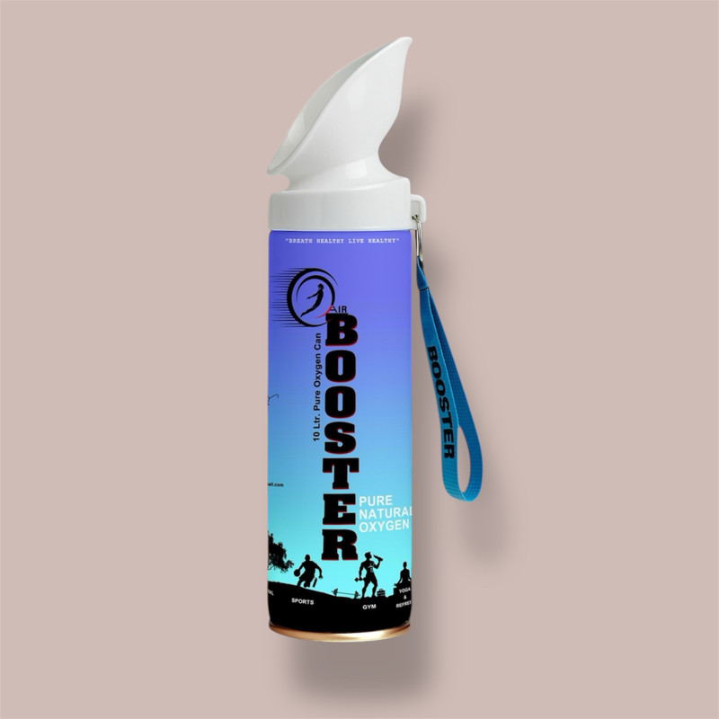 air booster 100% Pure Includes Attached Mask 10 Liters pack of 2 Portable Oxygen Can