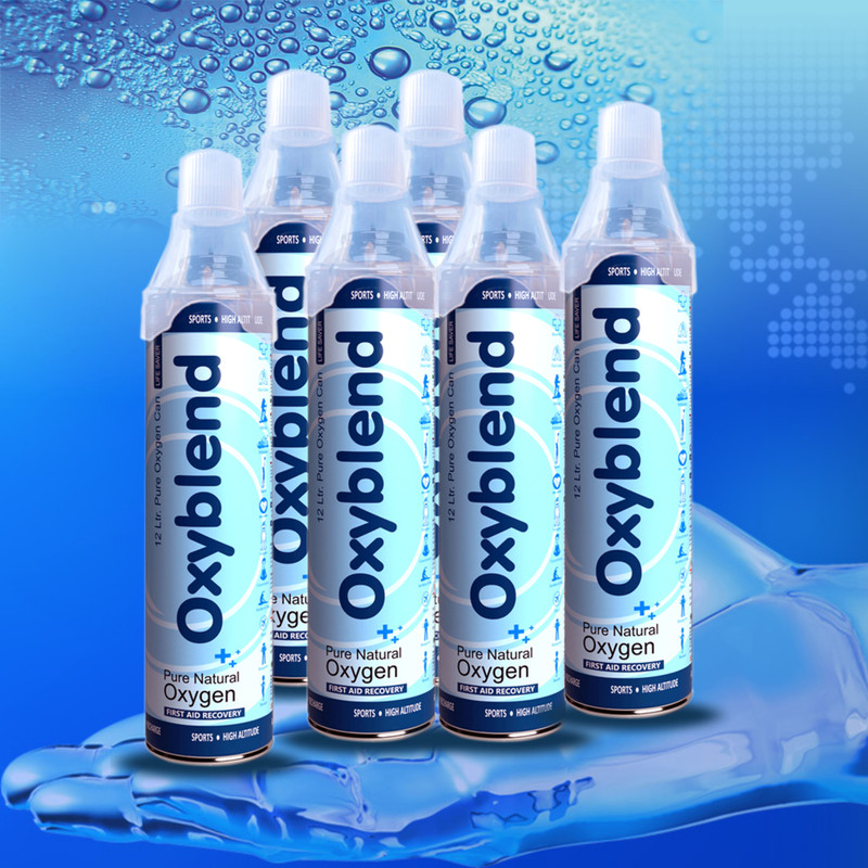 Air6 Flavored Portable Oxygen Cylinder Can (Combo of 2) Portable Oxygen Can