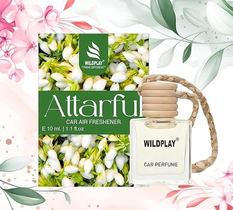 Wildplay Attarful, floral scent. Car Freshener Diffuser Attarful Car Air Freshener(10 ml)