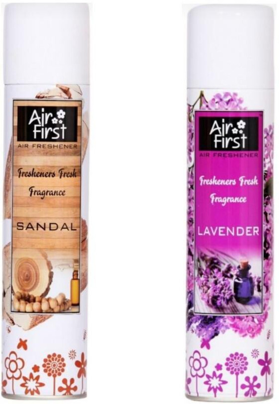 Air first lavender, sandal Car Freshener Spray Air Freshener(2 x 300 ml)