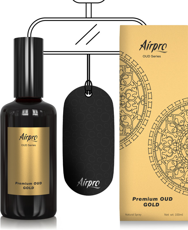 Airpro Oud Gold Car Freshener Spray Air Freshener for Car(100 ml)