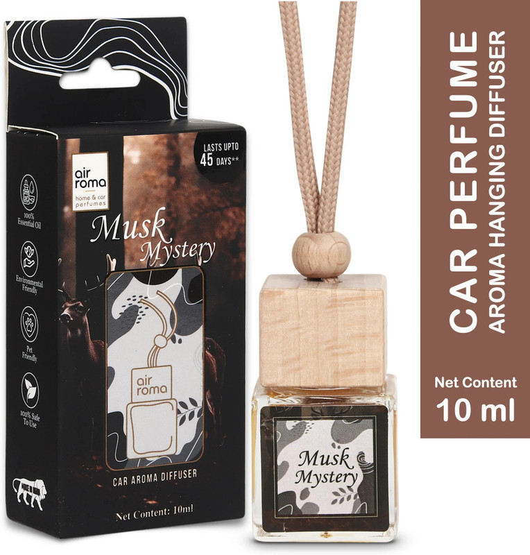 Airroma Musk Mystery Car Freshener Blocks Long Lasting Hanging Car Perfume, Lasts Up to 45 Days(10 ml)