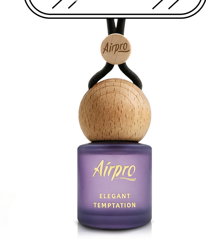 Airpro Elegant Temptation Car Freshener Diffuser Set Veil Hanging Bottle Car Air Freshener(8 ml)