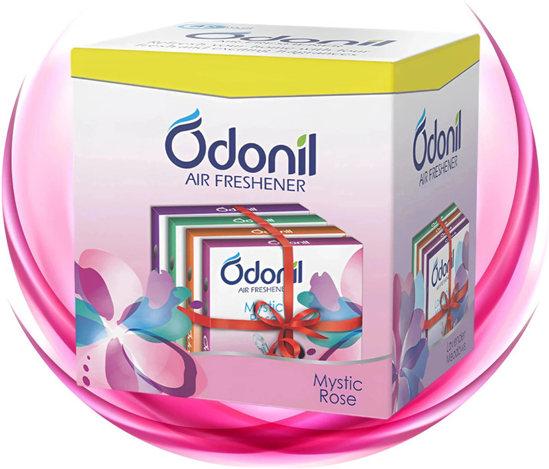 Odonil Bathroom Air Freshener | Assorted Blocks | Mixed Fragrance | Long Lasting Odour Blocks Bathroom Air Freshener | Assorted Blocks | Mixed Fragrance | Long Lasting Odour(4 x 48 g)
