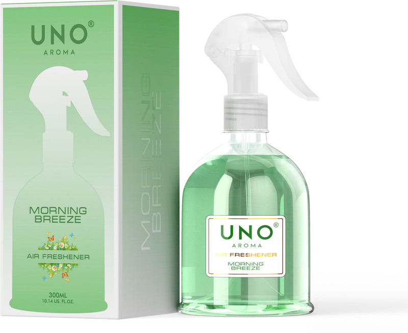 UNO AROMA Water Based Natural Car Freshener Spray UNO Morning Breeze(300 ml)