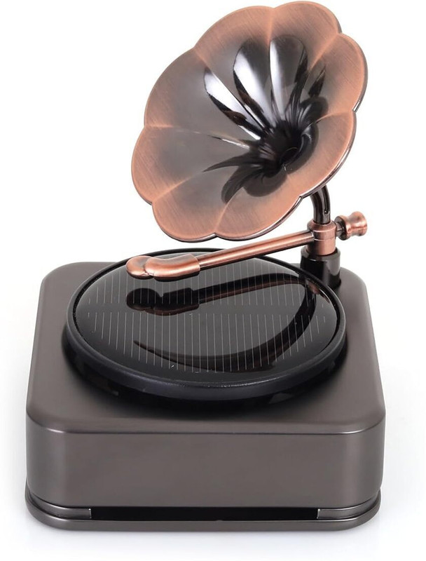 SENTEUR 365 Luxury Car Fragrance Premium Solar Powered Car Perfume with 1 Year Car Freshener Refill Gramophone(30 ml)