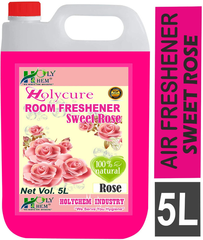 Holycure SWEET ROSE Car Freshener Refill SWEET ROSE 5000ML Air Freshener water base nature friendly(5000 ml)