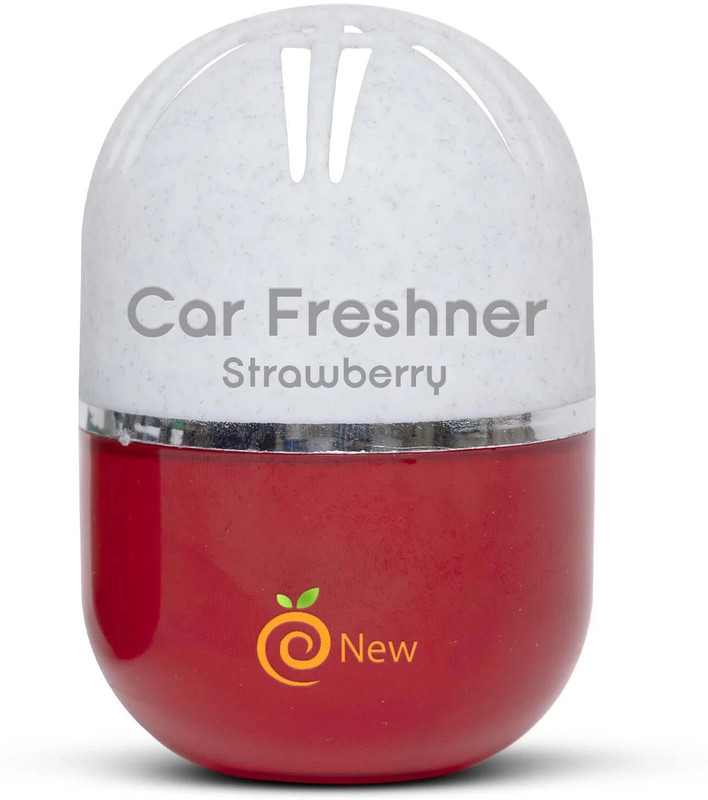 Enew Strawberry Car Freshener Diffuser Set RefreshDrive Twist-Activated Car Gel Air Freshener - Strawberry Scent(100 ml)
