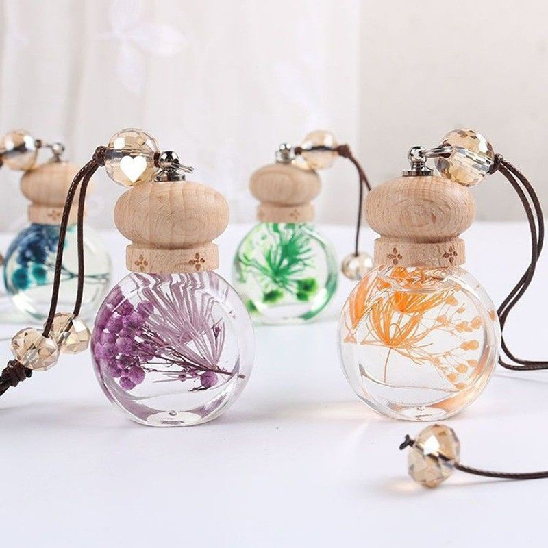 LAVITRA Car Mirror Perfume Bottle Pendant Air Freshener Hanging Perfume latest Car Freshener Refill hanging perfume(2 x 10 ml)