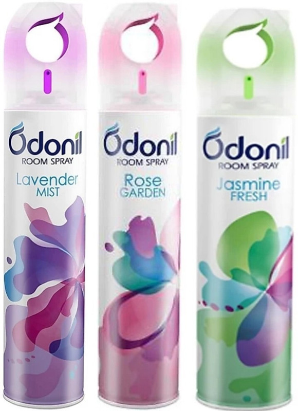 Odonil Special Room Freshner (Rose+Jasmine+Lavender) Combo Car Freshener Blocks Special Pack(3 x 150 ml)