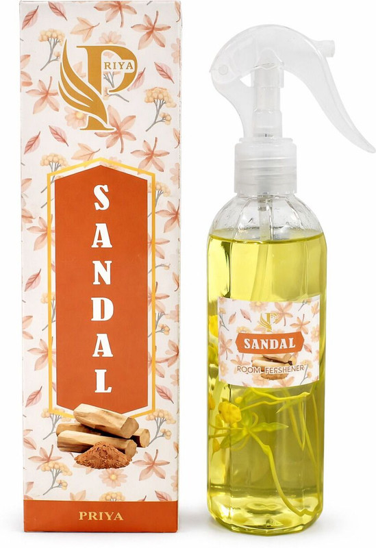 PRIYA Sandal Fragrance Car Freshener Spray SANDAL ROOM FRESHNER $CAR AIR FRESHNER SPRAY (1*250 ML)(250 ml)