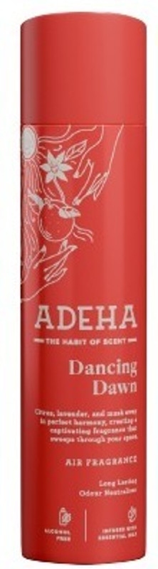 ADEHA Citrus, Lavender, Musky, Woody Car Freshener Spray Room Air Freshener Spray | Alcohol Free Room Freshener for Home & Office - Dancing Dawn | Long-Lasting Fragrance(218 ml)