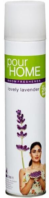 POUR HOME LOVELY LAVENDER Car Freshener Spray ROOM FRESHENER LOVELY LAVENDER(270 ml)