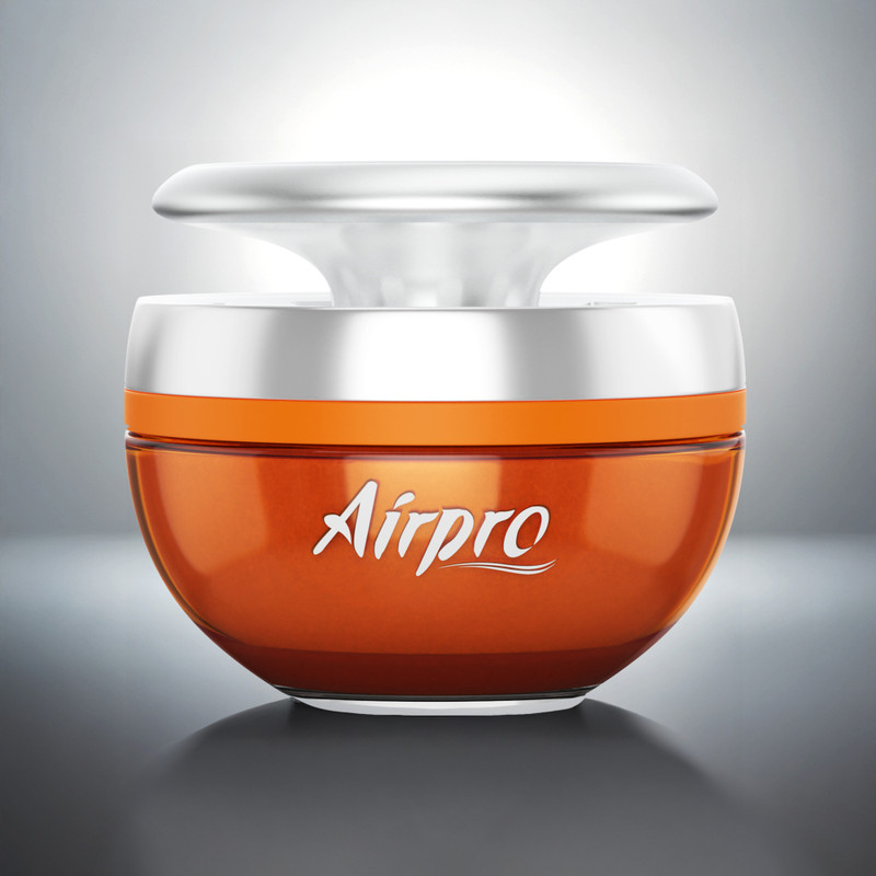 Airpro Citrus Splash Car Freshener Diffuser Sphere Gel Car Air Freshener(40 g)