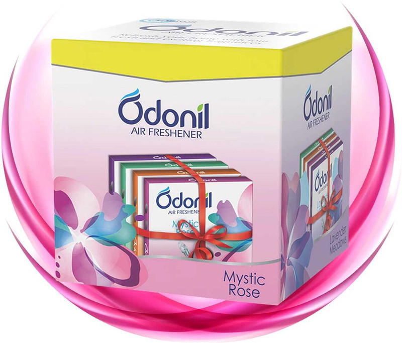Odonil lavender,, misty rose, jasmine, orchid dew Car Freshener Blocks lavender,, misty rose, jasmine, orchid dew Blocks pack of 8(4 x 50 g)
