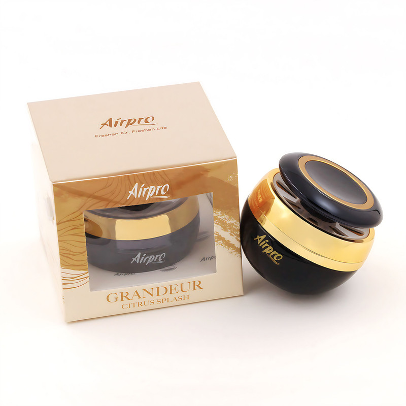 Airpro Citrus Splash Car Freshener Diffuser Grandeur Gel Car Freshener(40 g)