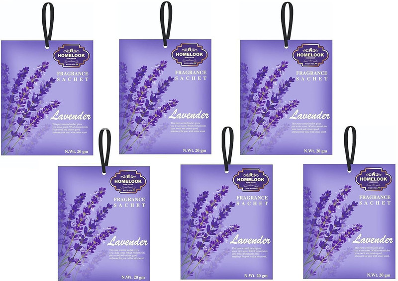 homelook Lavender Potpourri, Fridge Freshener, Spray, Aroma Oil Air Freshener(6 x 20 g)