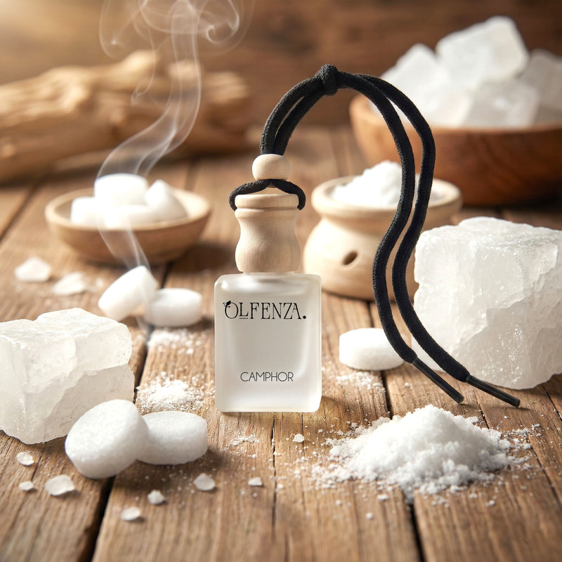 OLFENZA Camphor Car Freshener Diffuser Hanging Perfumes LongLasting Fragranc(10 ml)