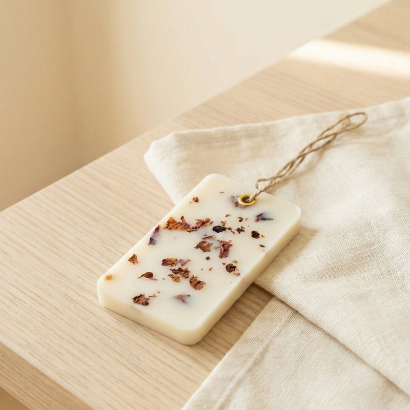 Ignique Rose Car Freshener Blocks Wax Sachet Tablet | Natural Air Freshner | Wardrobe, Closets, Drawers, Kitchen(1 Units)
