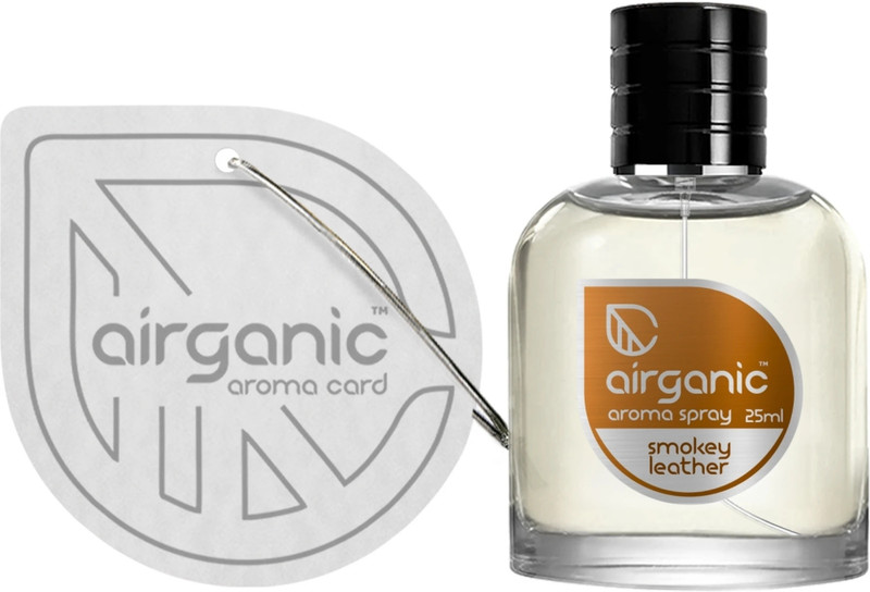 Airganic Aroma Fine Spray Smokey Leather -25 ml Car Freshener Spray Aroma Fine Spray Smokey Leather -25 ml(25 ml)