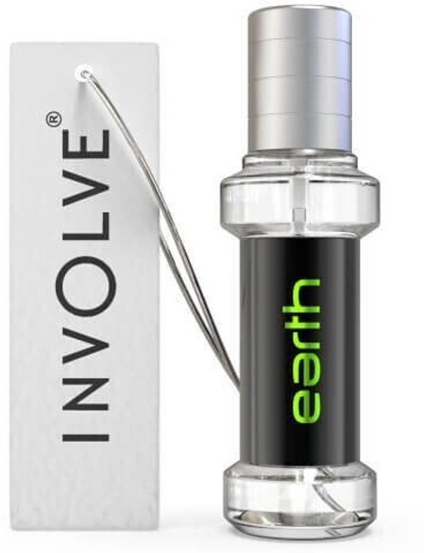 Involve your senses Elements Earth Spray Car Air Perfume | Car Freshener Spray | Fine Fragrance Car Scent Air Freshener - IELE03 | Car accessories interior | Long lasting fragrance | Car perfume(30 ml)