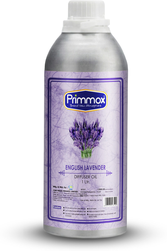 primmox ENGLISH LAVENDER Diffuser Oil I Long Lasting Air Freshener Oil for Home & Office Diffuser ENGLISH LAVENDER Diffuser Oil(1 L)