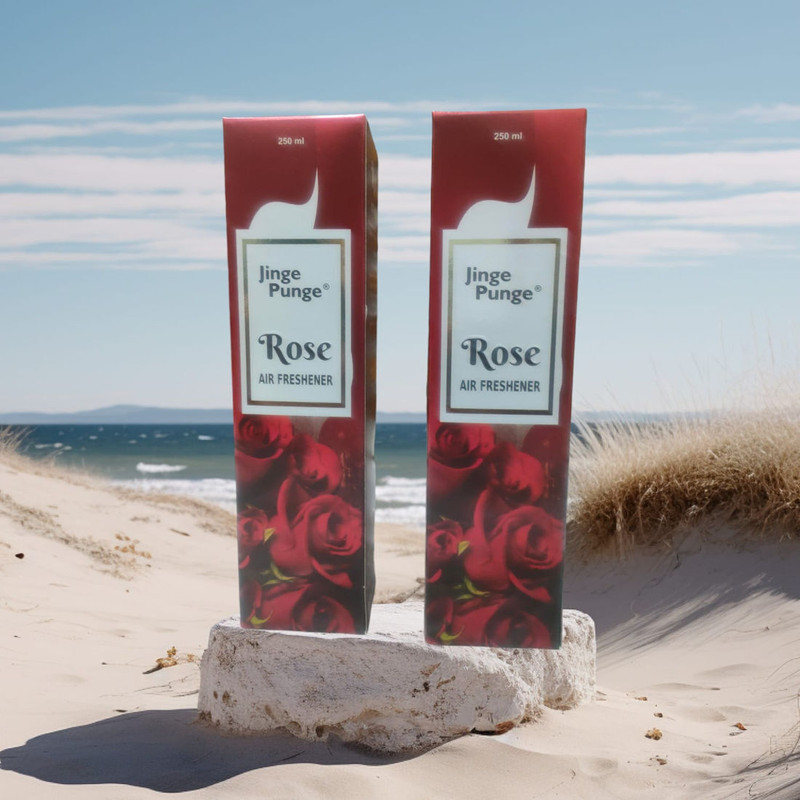 Jinge Punge Rose Air Freshener Car Freshener Spray Room Rose Air Freshener(2 x 250 ml)