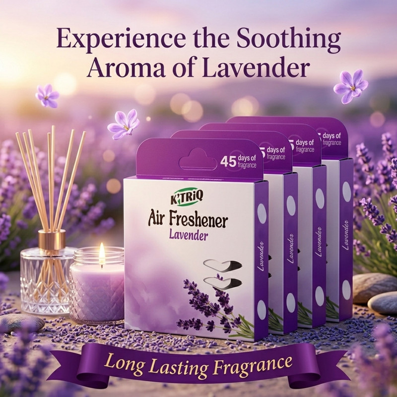 K'TRiQ Lavender Blocks air freshener blocks | Fragrance that lasts a long time | air freshener bathroom(50 g)