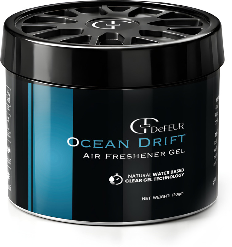 DeFEUR Ocean Drift Car Freshener Diffuser Sparkling Soda, Sea Salt	Marine Accords Oceanic Breeze(120 g)