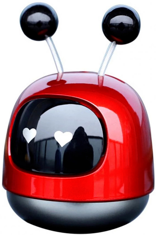 Selifaur Cute Robot Car Diffuser Solid Aromatherapy Air Vent Freshener Red Car Freshener Diffuser Robort Red Air Freshener(30)