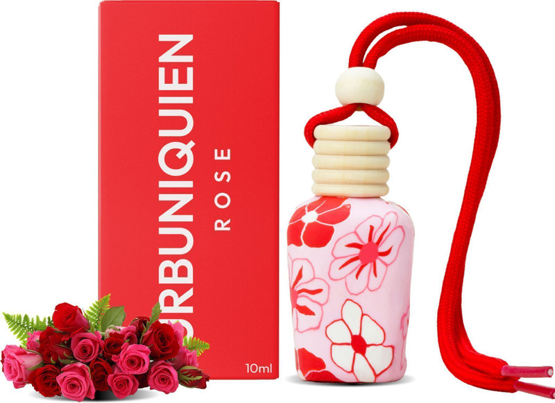 URBUNIQUIEN Rose Air Freshener For Car , Room , Office Diffuser CF-R(10 ml)