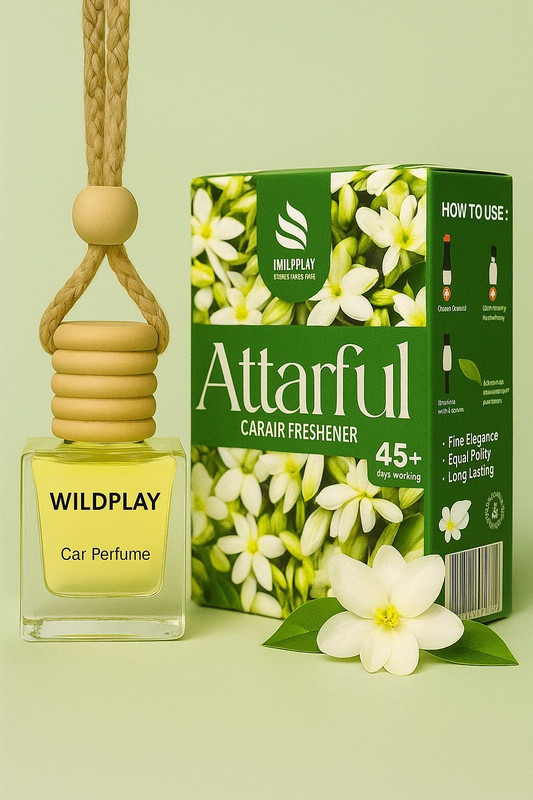 Wildplay Attarful Car Perfume Hanging Pod Car Freshener Diffuser Hanging Car Air Freshener(10 ml)