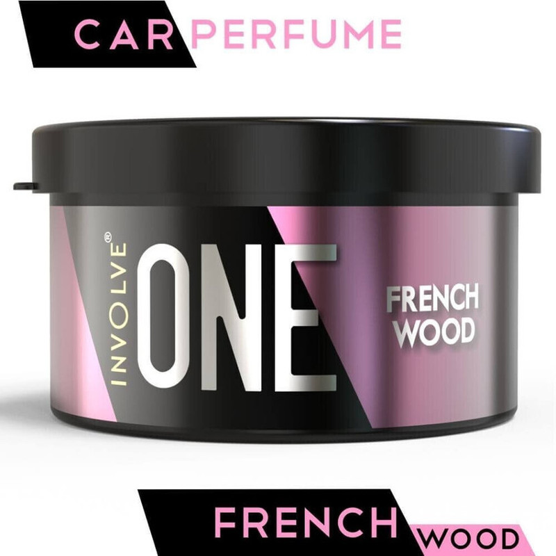 Involve French Wood Organic Car Perfume & Strong Fiber | Car Freshener Blocks | Long Lasting Car Interior Fragrance | Car Accessories Interior Car Perfumes and Car Air Fresheners(40 g)