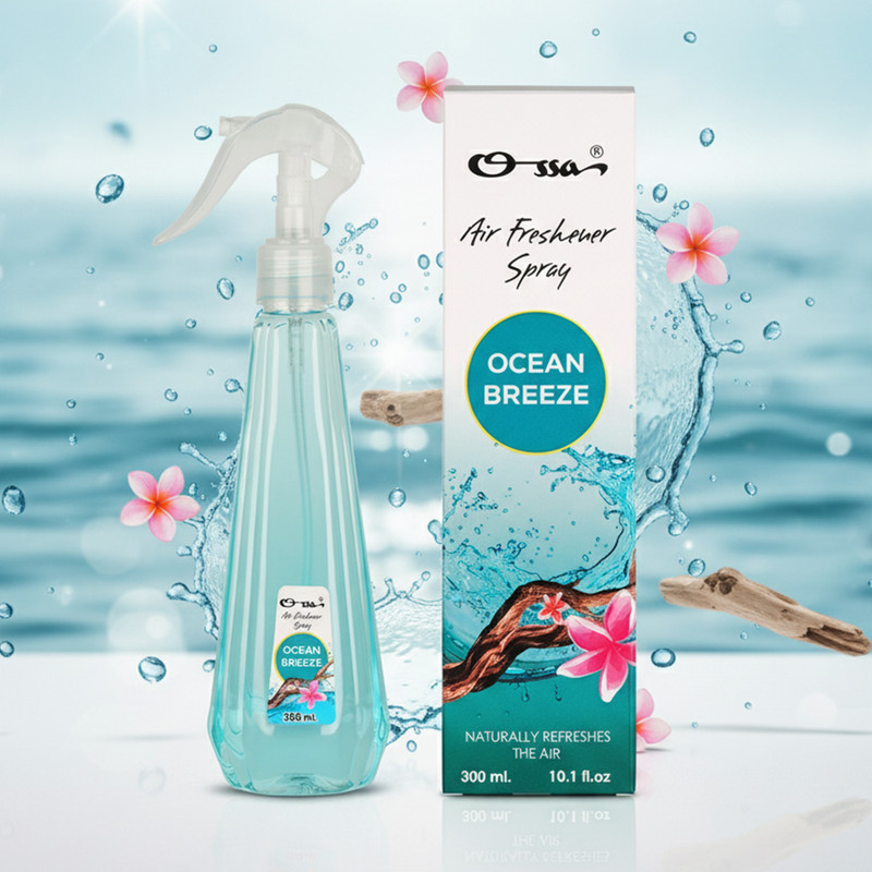 OSSA Ocean Breeze Air Freshener Long Lasting Home Fragrance For Home And Office Car Freshener Spray Ocean Breeze Air Freshener Long Lasting Home Fragrance For Home And Office(300 ml)