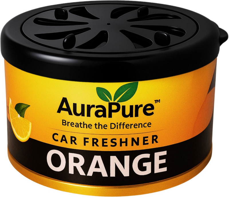 AuraPure Orange Car Freshener Blocks Natural, Fresh and Long Lasting(100 g)