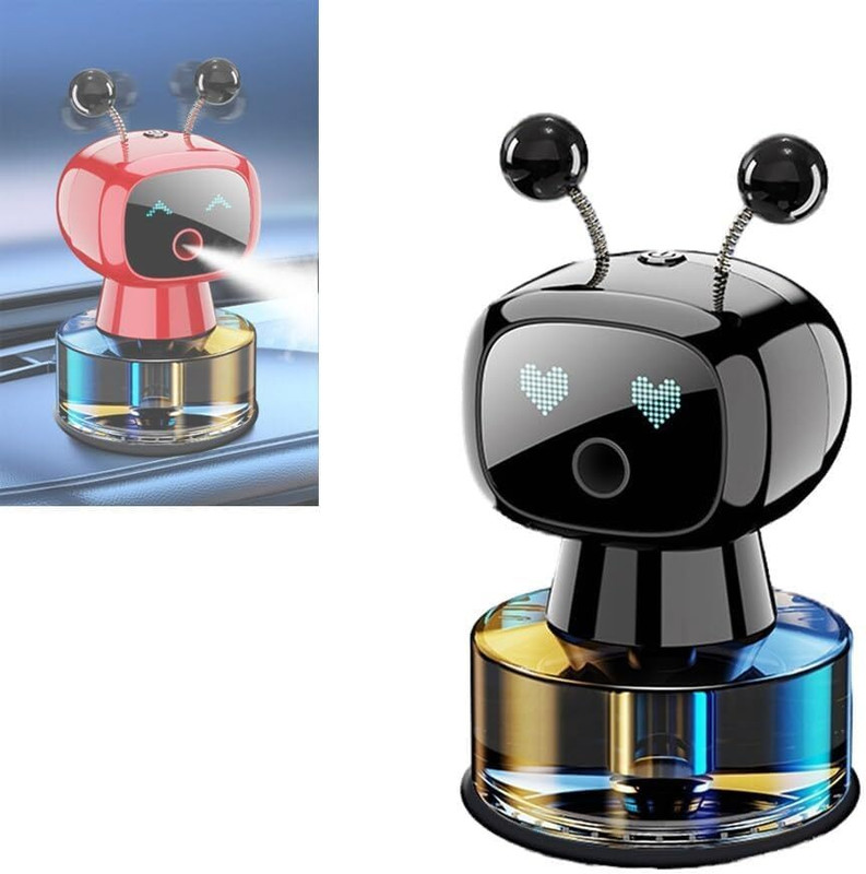 LAVITRA Solar Power Rotating Smart Air Fresheners Ai Robot Automatic Air Freshener Car Freshener Diffuser new ai robot perfume(10 ml)