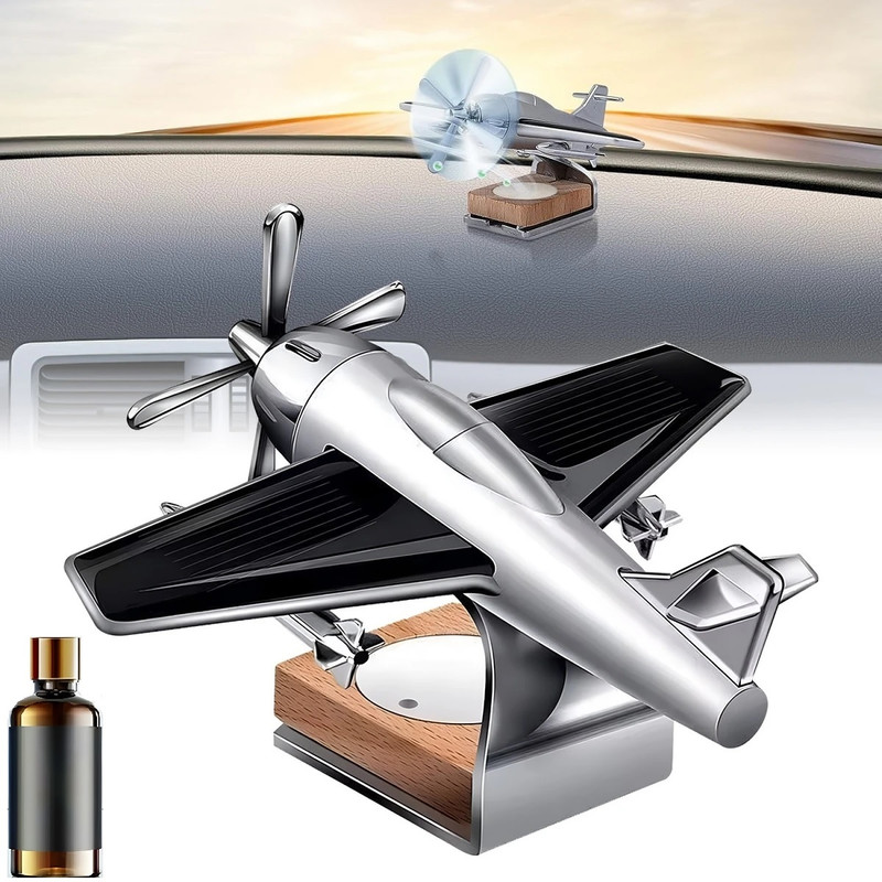 Otoroys Oceanic Car Freshener Diffuser Helicopter alloy Solar Car Air Freshener Aromatherapy Car Interior Decoration Accessories Perfume(5 ml)