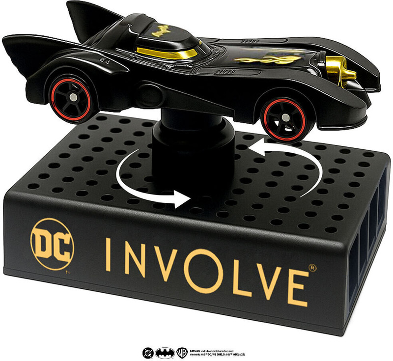 Involve DC 1989 Batmobile Drift Car Perfume – Tim Burton Batmobile Edition | Car Freshener Blocks OFFICIAL DC MERCHANDISE | Car Accessories 2025 |Car Dashboard Decoration(30 g)
