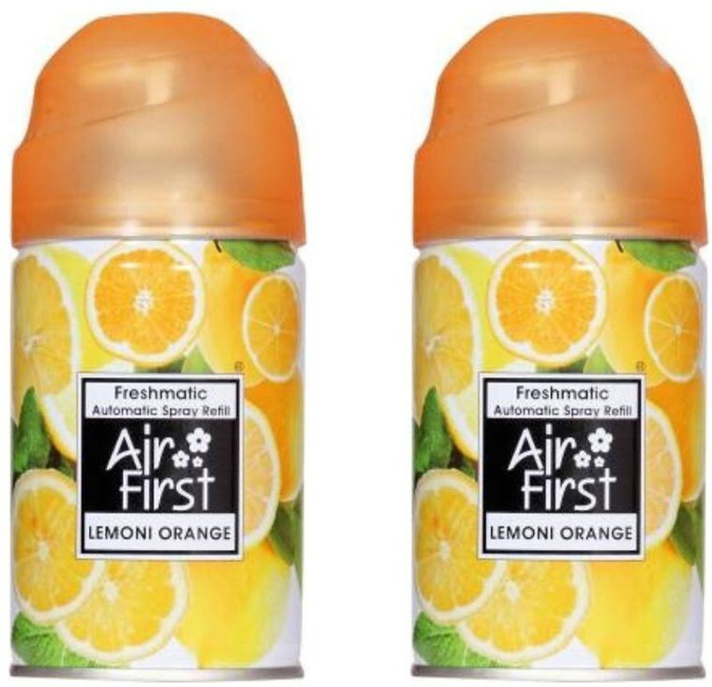 Air first Lemon Car Freshener Refill Lemoni Orange Refill(2 x 225 ml)