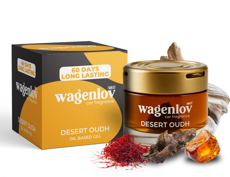 3003BC Wagenlov Desert Oudh Gel Car Perfumes Air Car Freshener Blocks Wagenlov Desert Oudh Gel Car Perfumes Air(60 g)